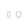 APM Monaco Boucles D'Oreilles Creoles Pave^ Boucles D'Oreilles