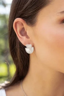 APM Monaco Boucles D'Oreilles Demi-Lune Avec Nacre^ Boucles D'Oreilles