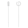 APM Monaco Boucles D'Oreilles Ear Cuff Up And Down Avec Perles Et Chaines - Argent^ Boucles D'Oreilles