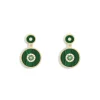 APM Monaco Boucles D'Oreilles Ear Jackets Malachite^ Boucles D'Oreilles