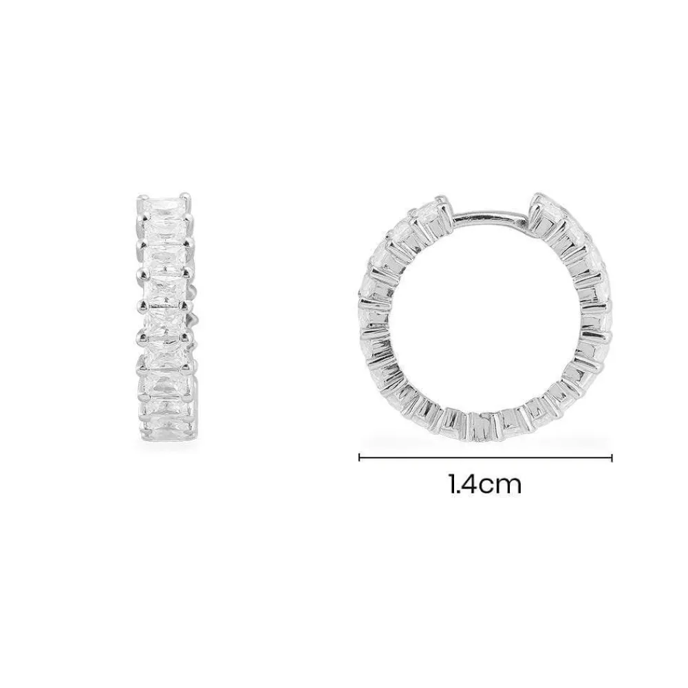 APM Monaco Boucles D'Oreilles Eclat En Anneaux - Argent^ Boucles D'Oreilles