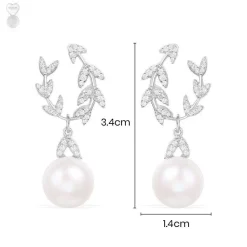 APM Monaco Boucles D'Oreilles Eternelle Avec Perles - Silver^ Boucles D'Oreilles