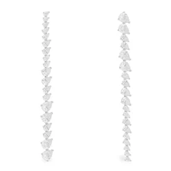 APM Monaco Boucles D'Oreilles Goutte Longues - Argent^ Boucles D'Oreilles