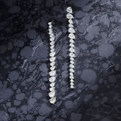 APM Monaco Boucles D'Oreilles Goutte Longues - Argent^ Boucles D'Oreilles