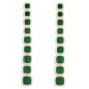 APM Monaco Boucles D'Oreilles Malachite Longues^ Boucles D'Oreilles