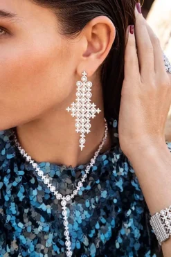 APM Monaco Boucles D'Oreilles Meteorites Pave^ Boucles D'Oreilles
