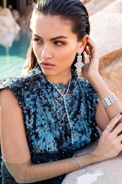 APM Monaco Boucles D'Oreilles Meteorites Pave^ Boucles D'Oreilles