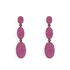 APM Monaco Boucles D'Oreilles Ovales Fuchsia^ Boucles D'Oreilles