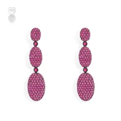 APM Monaco Boucles D'Oreilles Ovales Fuchsia^ Boucles D'Oreilles