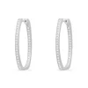 APM Monaco Boucles D'Oreilles Ovales Pave Longues^ Boucles D'Oreilles