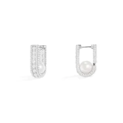 APM Monaco Boucles D'Oreilles Pave Avec Perles^ Boucles D'Oreilles