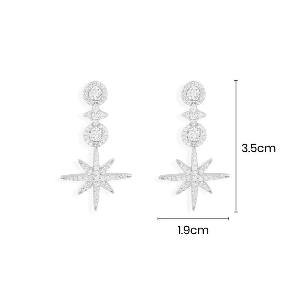 APM Monaco Boucles D'Oreilles Pave Meteorites & Cercles^ Boucles D'Oreilles
