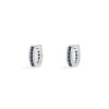 APM Monaco Boucles D'Oreilles Rectangle Pave Bleues^ Boucles D'Oreilles
