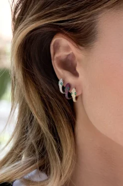APM Monaco Boucles D'Oreilles Serpent - Argent^ Boucles D'Oreilles