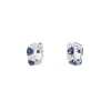 APM Monaco Boucles D'Oreilles Triangle Bleu Et Blanc^ Boucles D'Oreilles