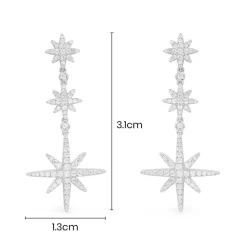 APM Monaco Boucles D'Oreilles Triple Meteorites - Argent^ Boucles D'Oreilles