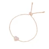 APM Monaco Bracelet Ajustable Coeur Nacre Rose^ Bracelets