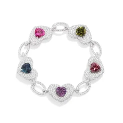 APM Monaco Bracelet Ajustable Coeur Multicolore^ Bracelets