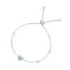 APM Monaco Bracelet Ajustable Coeur Bleu - Argent^ Bracelets