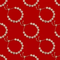 APM Monaco Bracelet Ajustable Coeurs Nacre Rose^ Bracelets