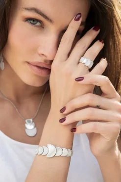 APM Monaco Bracelet Ajustable Demi-Lune Avec Nacre^ Bracelets