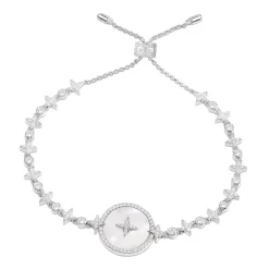 APM Monaco Bracelet Ajustable Etoile Avec Nacre - Argent^ Bracelets