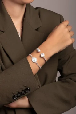 APM Monaco Bracelet Ajustable Etoile Avec Nacre - Argent^ Bracelets