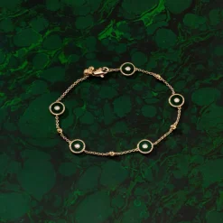 APM Monaco Bracelet Ajustable Malachite^ Bracelets