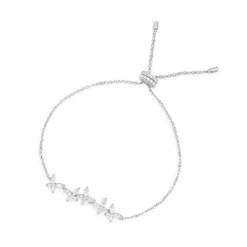 APM Monaco Bracelet Ajustable Papillons - Argent^ Bracelets