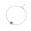 APM Monaco Bracelet Ajustable Pierre Carree Fuchsia^ Bracelets