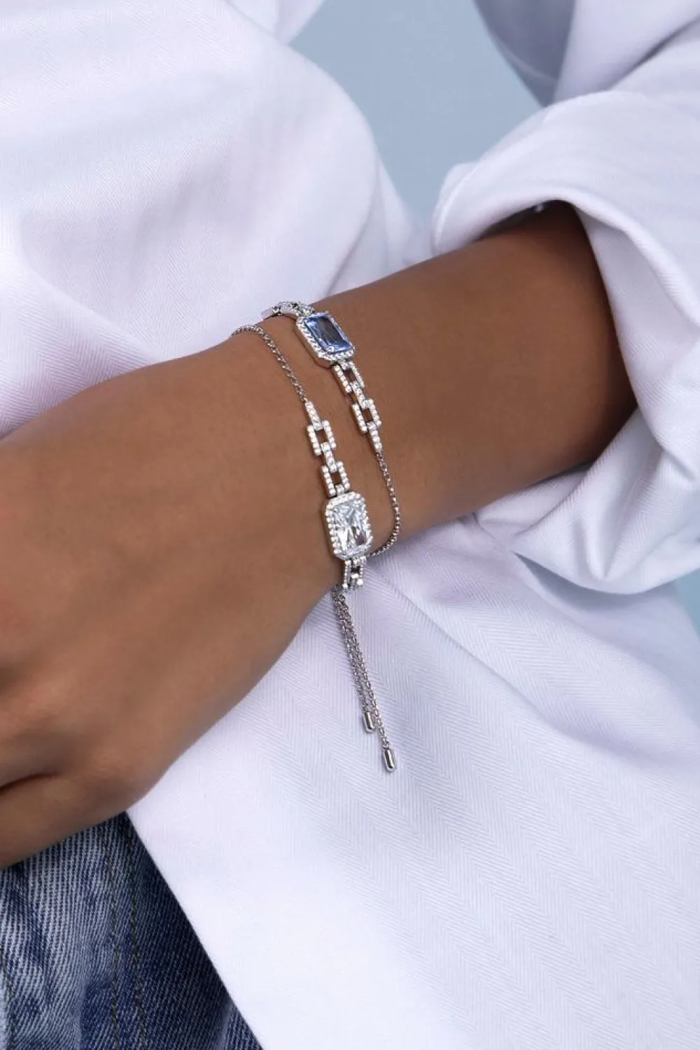 APM Monaco Bracelet Chaine Ajustable Pave^ Bracelets