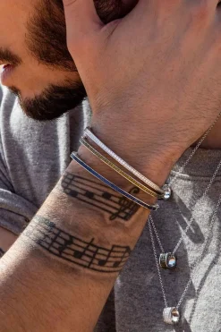 APM Monaco Bracelet Jonc Bleu^ Bracelets
