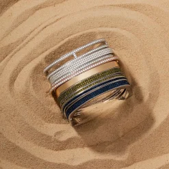 APM Monaco Bracelet Jonc Bleu^ Bracelets
