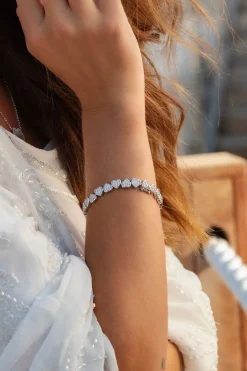 APM Monaco Bracelet Jonc Coeurs - Argent^ Bracelets