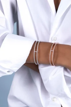 APM Monaco Bracelet Jonc Double Ligne^ Bracelets