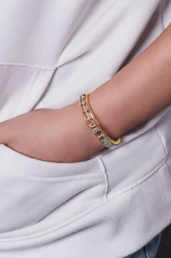 APM Monaco Bracelet Jonc Je T'Aime - Argent Rose^ Bracelets