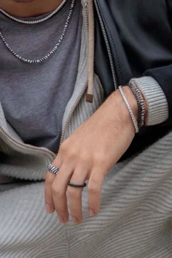 APM Monaco Bracelet Jonc Pave - Argent^ Bracelets