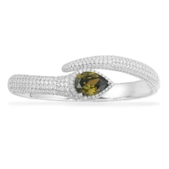 APM Monaco Bracelet Jonc Poire Kaki - Argent^ Bracelets