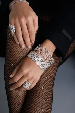 APM Monaco Bracelet Meteorites Et Cercles - Argent^ Bracelets
