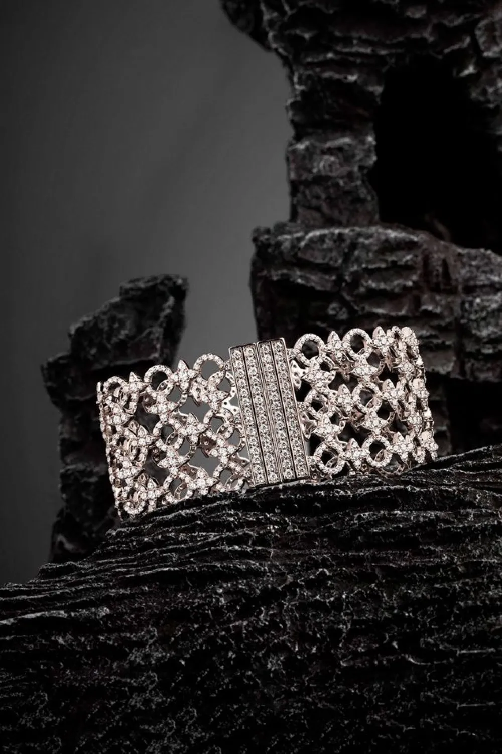 APM Monaco Bracelet Meteorites Et Cercles - Argent^ Bracelets