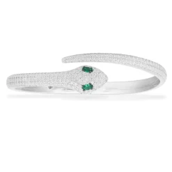 APM Monaco Bracelet Ouvert Serpent - Argent^ Bracelets