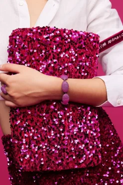 APM Monaco Bracelet Ovale Fuchsia^ Bracelets
