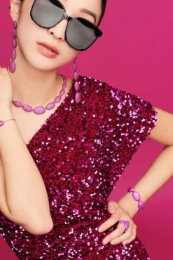 APM Monaco Bracelet Ovale Fuchsia^ Bracelets