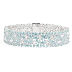 APM Monaco Bracelet Pave Blanc Et Bleu Lagon^ Bracelets