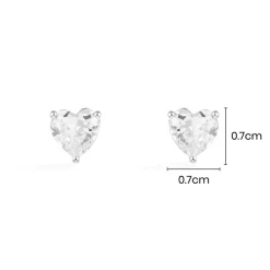 APM Monaco Clous D'Oreilles Coeur^ Boucles D'Oreilles