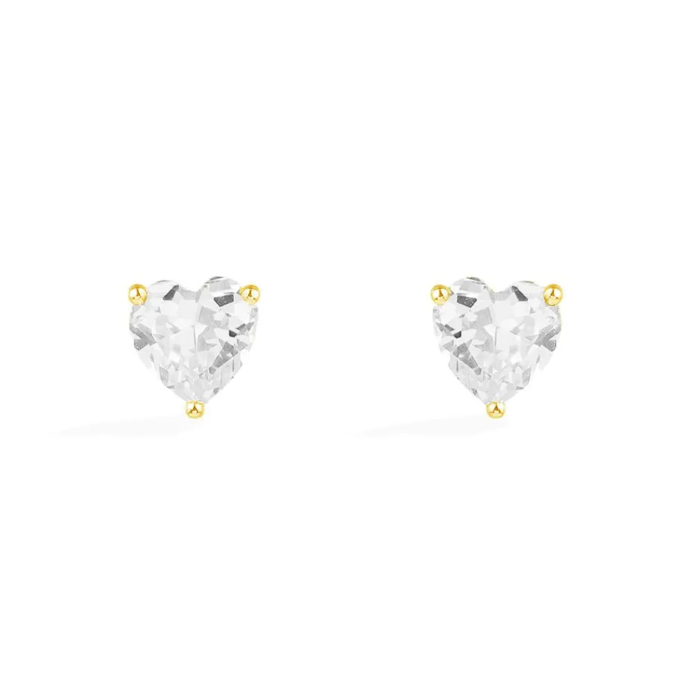 APM Monaco Clous D'Oreilles Coeur^ Boucles D'Oreilles