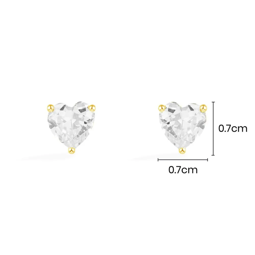 APM Monaco Clous D'Oreilles Coeur^ Boucles D'Oreilles