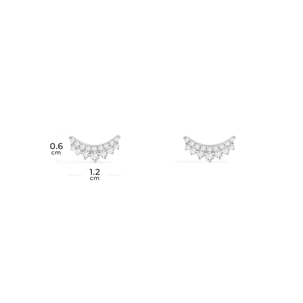 APM Monaco Clous D'Oreilles Lune^ Boucles D'Oreilles