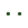 APM Monaco Clous D'Oreilles Malachite^ Boucles D'Oreilles