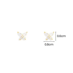 APM Monaco Clous D'Oreilles Papillon^ Boucles D'Oreilles